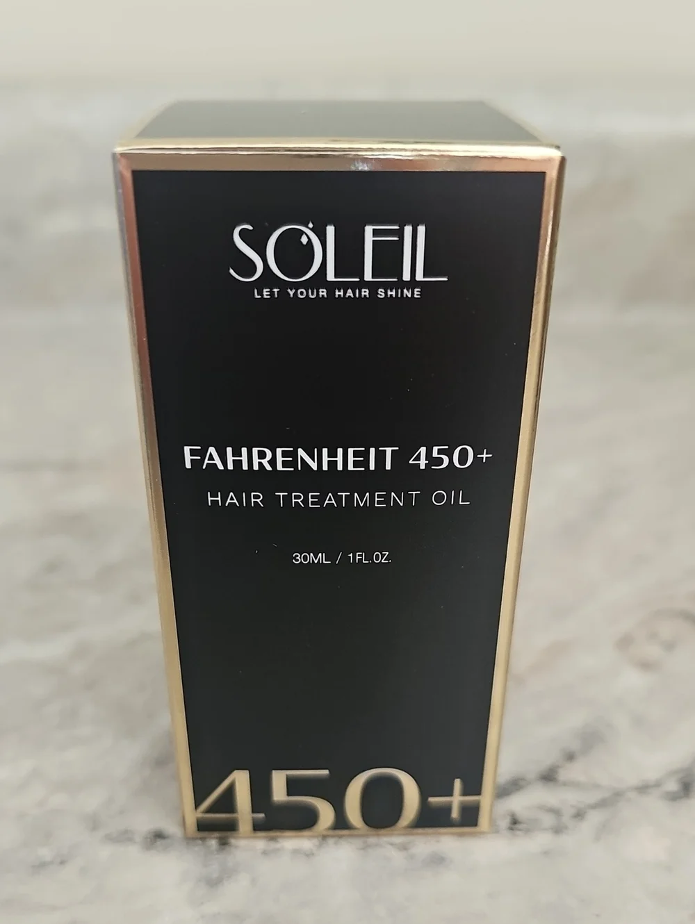 SOLEIL FAHRENHEIT 450+ HAIR TREATMENT‎ OIL 1FL OZ/30ML BRAND-NEW-SEALED